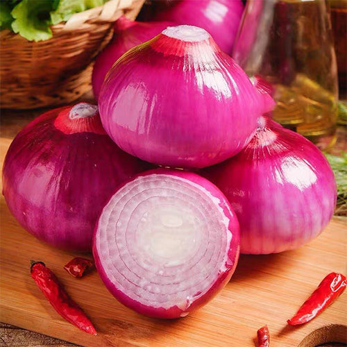 🎆35% off 🥂100 PCS  Purple Skinned Fruit Onion Seeds🧅