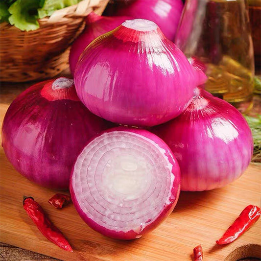 🎆35% off 🥂100 PCS  Purple Skinned Fruit Onion Seeds🧅