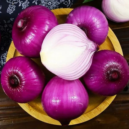 🎆35% off 🥂100 PCS  Purple Skinned Fruit Onion Seeds🧅