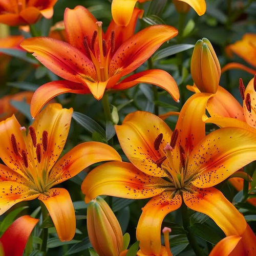 Orange Lily-Rare Exquisite Lily Bulbs 🌸